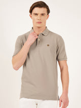 Three Piece Solid Men's Pique Polo