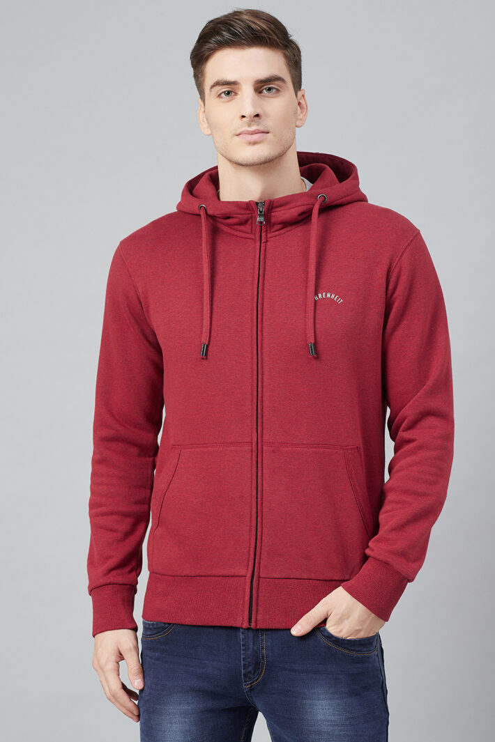 Fahrenheit Hooded Fleece Sweatshirt Red