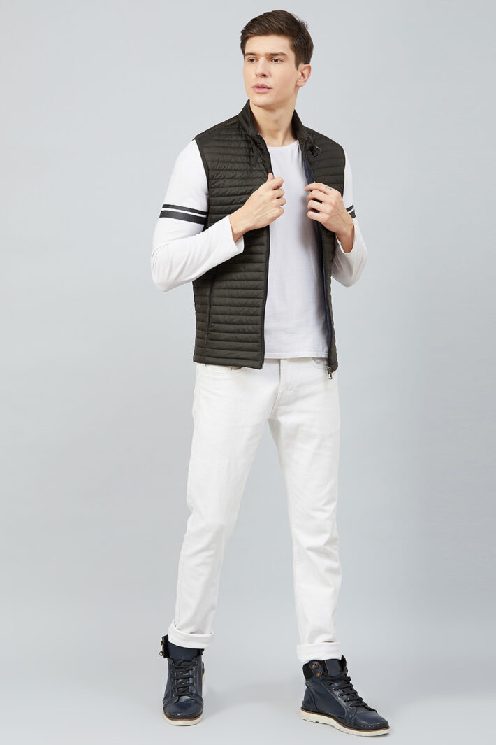 Fahrenheit Quilted Zip-Front Sleeveless Jacket