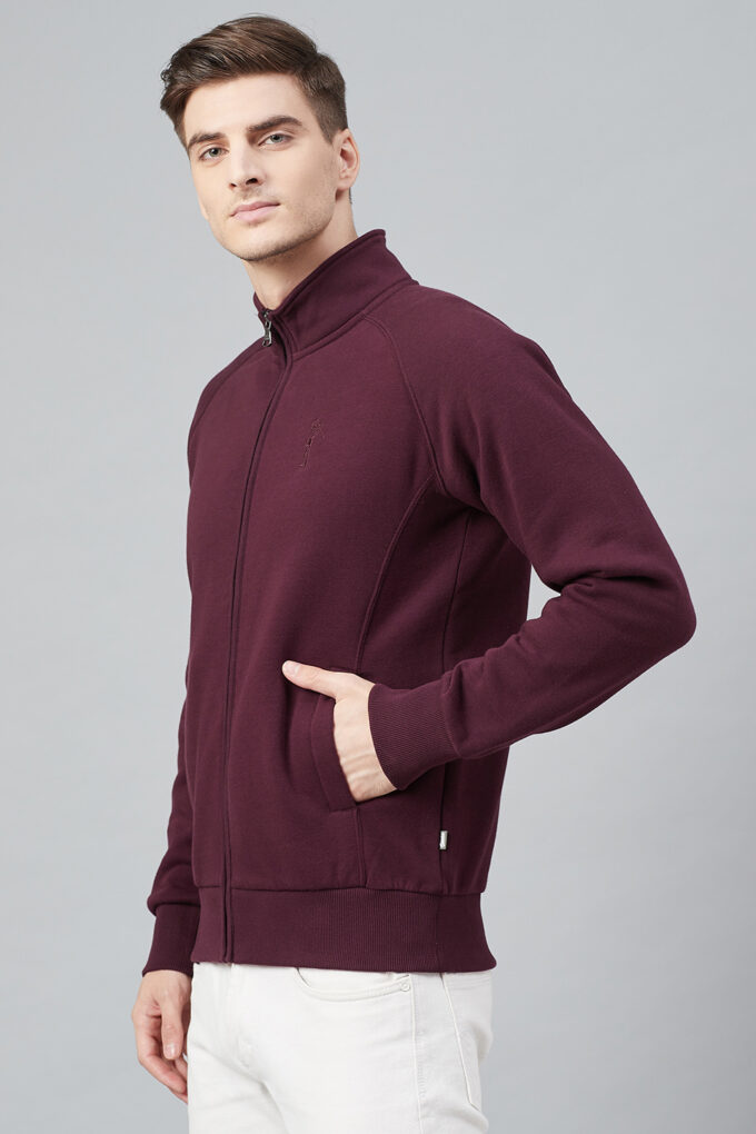Stand Up Collar Zip Sweatshirt – Fahrenheit