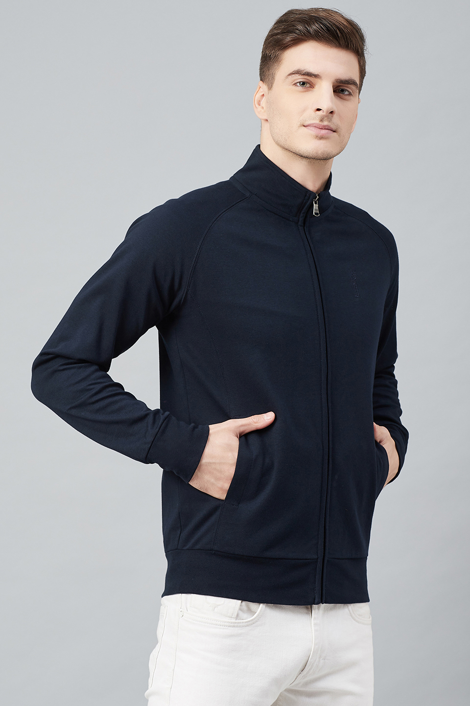 Full Zip Lightweight Solid Sweatshirt – Fahrenheit
