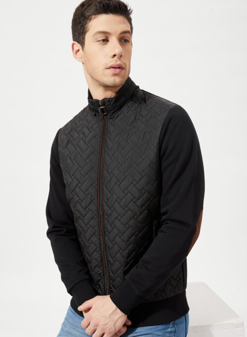 Mock collar sweatshirt store