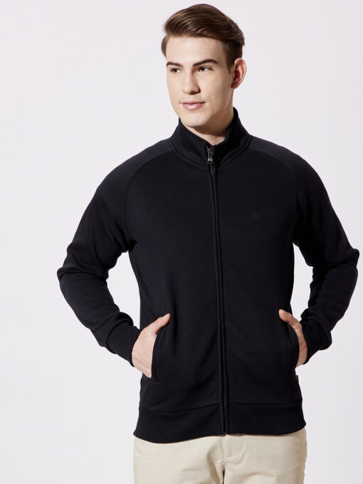 Collar zip sweatshirt sale