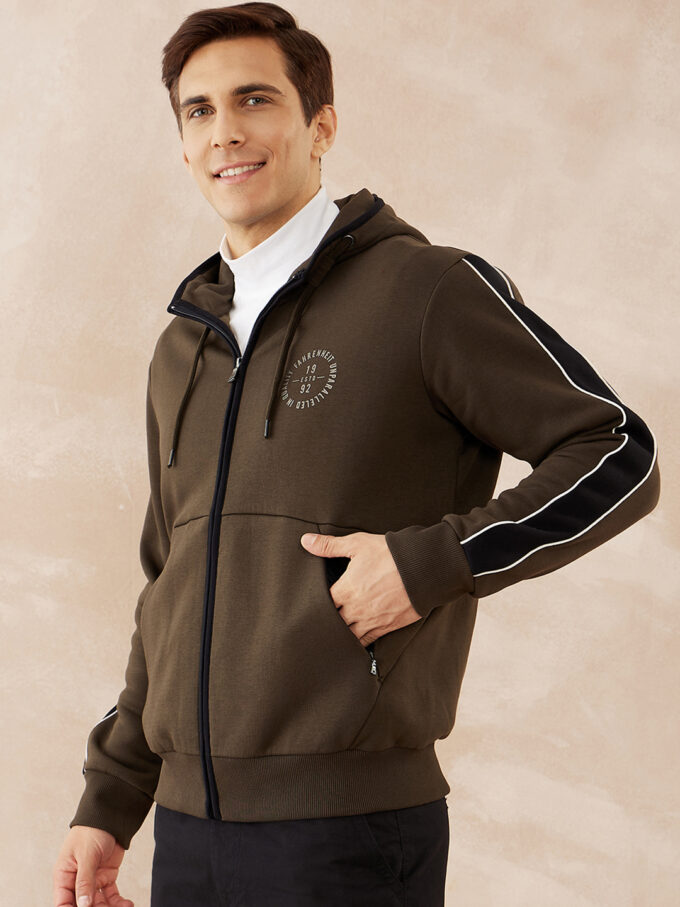 Varsity Hooded Sweat Jacket – Fahrenheit