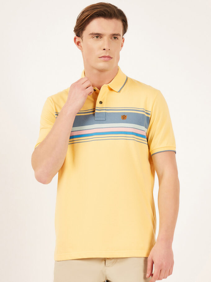 Chest Stripe Jersey Polo - 3XL