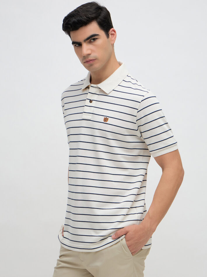 Stripe Pique Polo - Image 3