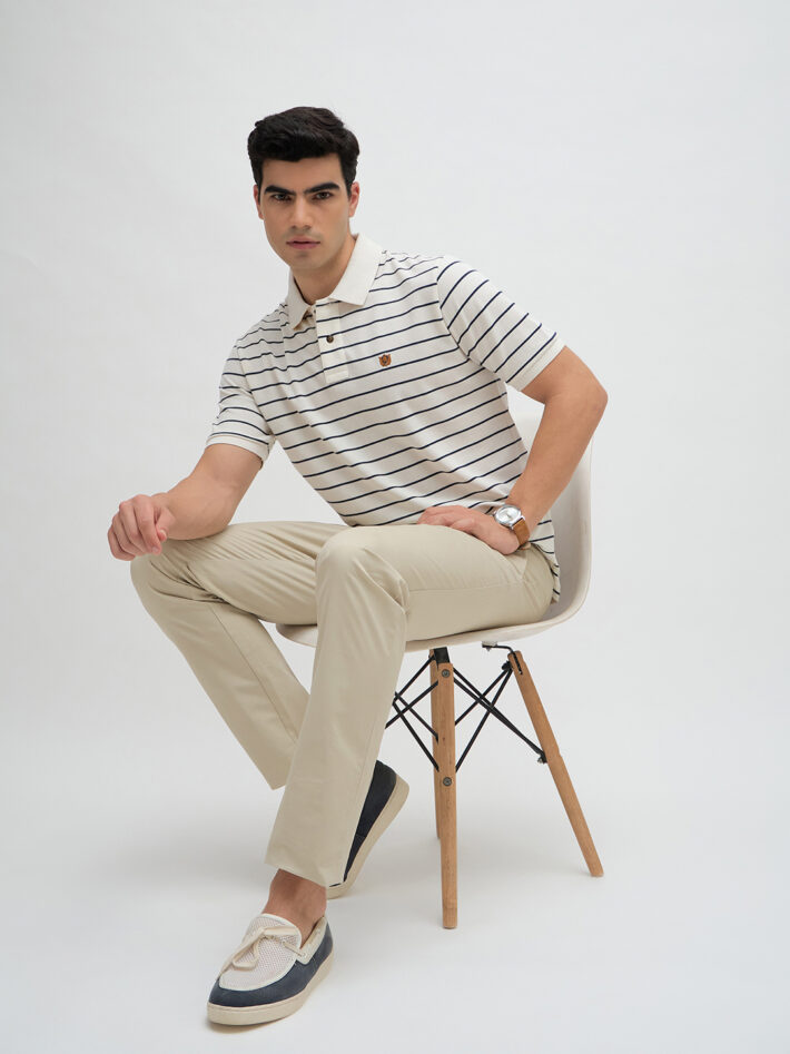 Stripe Pique Polo - Image 8