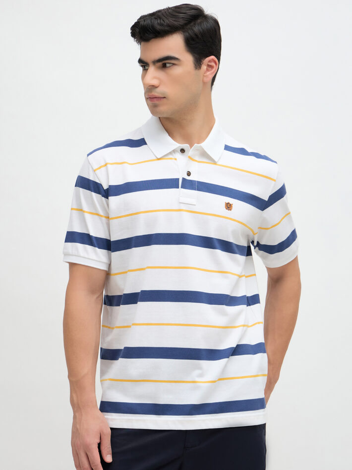 Stripe Jersey Polo