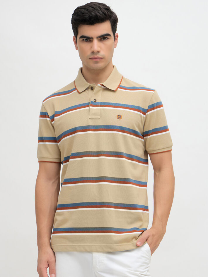 Horizontal Stripe Polo