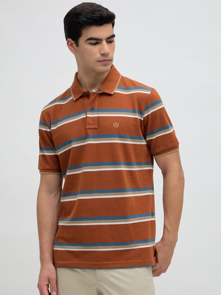 Horizontal Stripe Polo