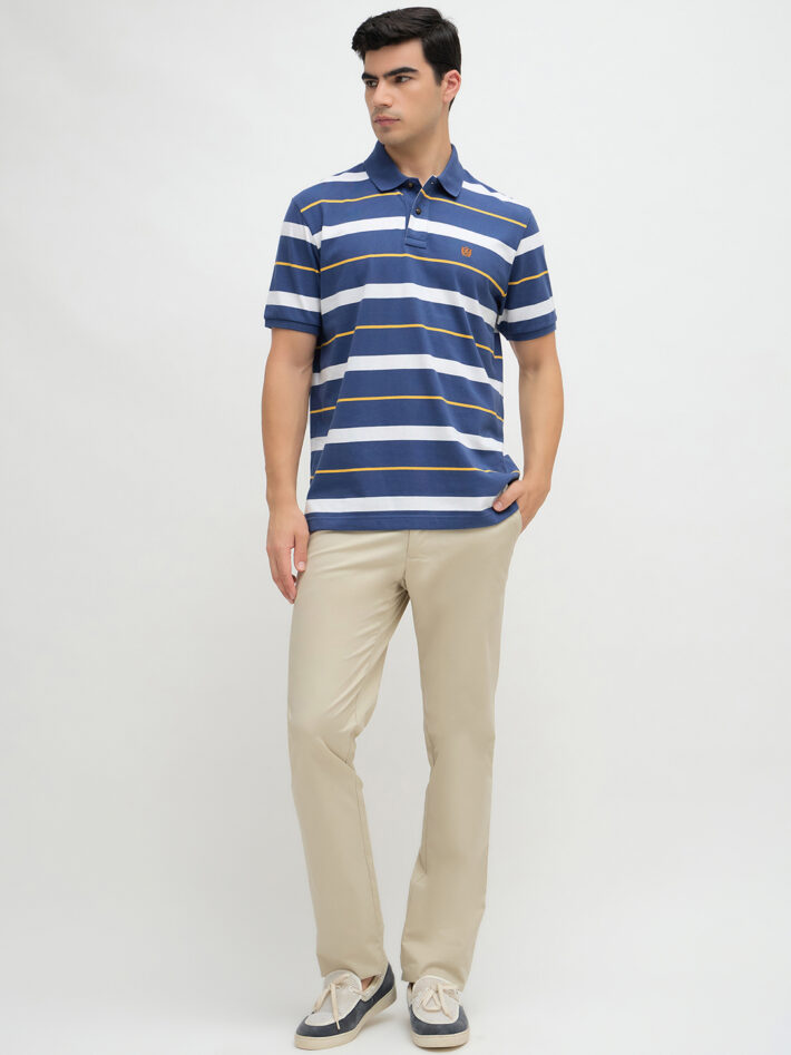 Stripe Jersey Polo - Image 2