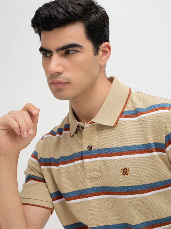 Horizontal Stripe Polo - Image 5