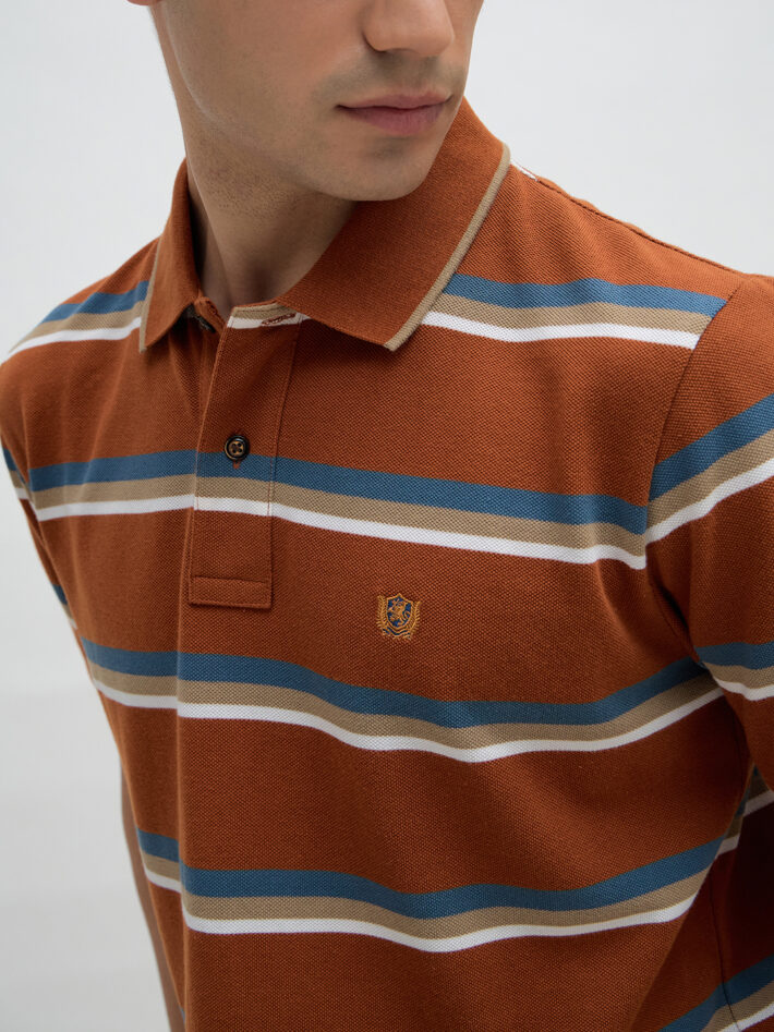 Horizontal Stripe Polo - Image 5