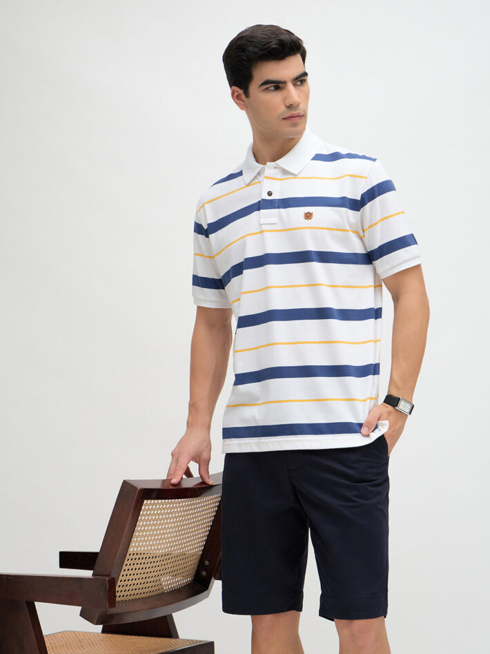 Stripe Jersey Polo - Image 5
