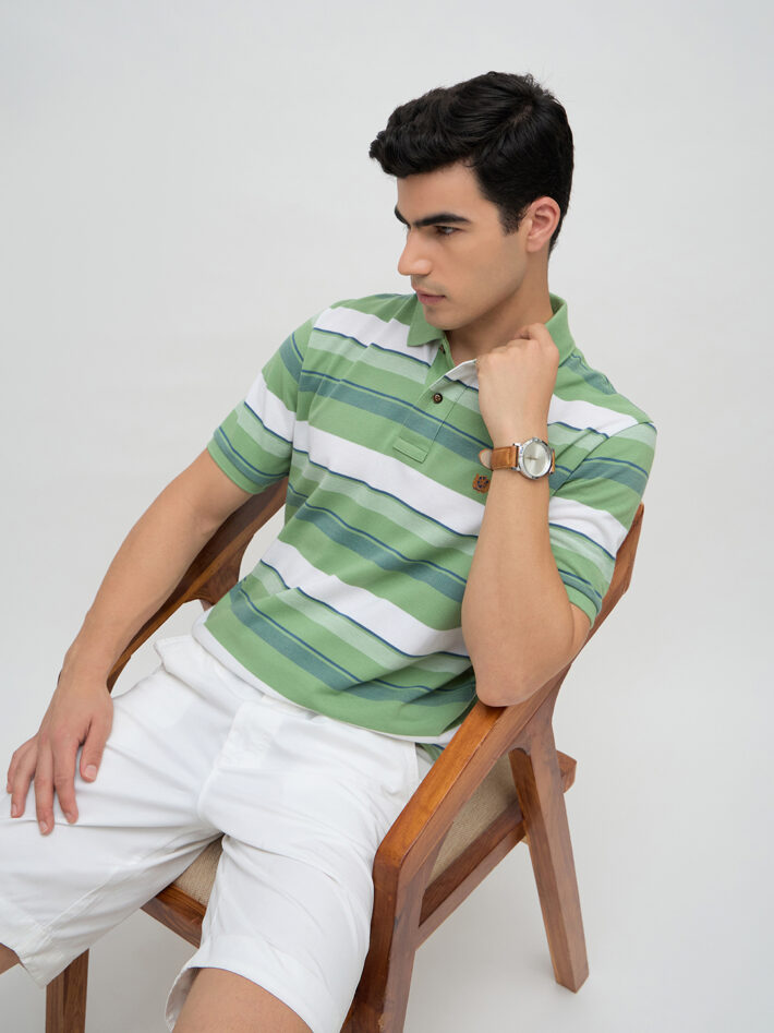 Stripe Pique Polo - Image 6