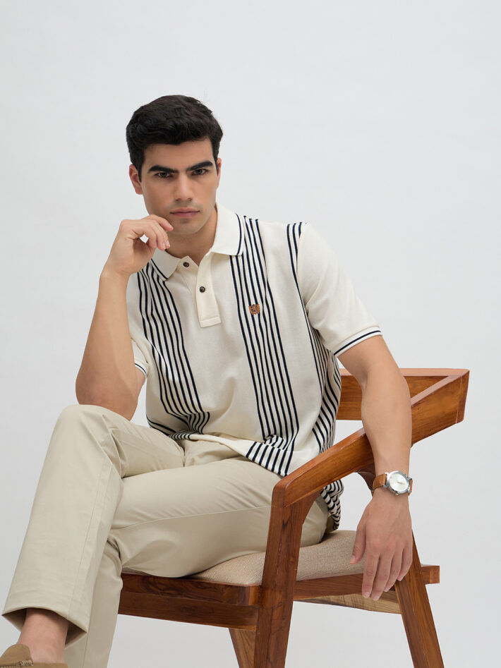 Vertical Striper Polo - Image 2