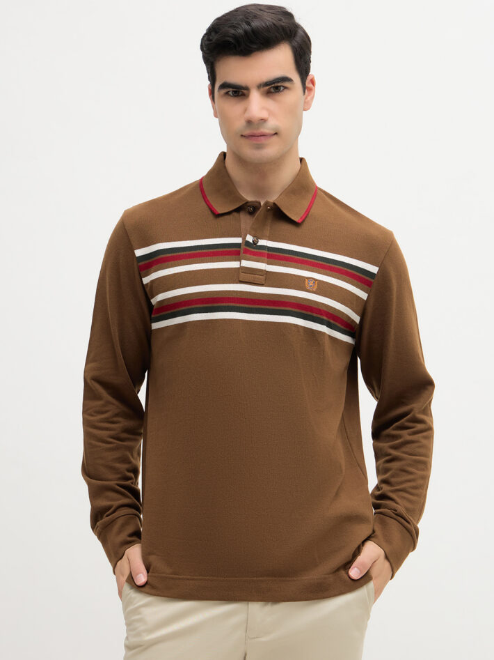 Chest Striped Polo