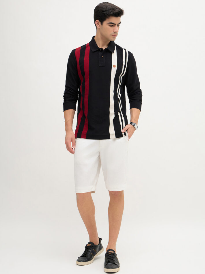 Vertical Stripe Polo - Image 2
