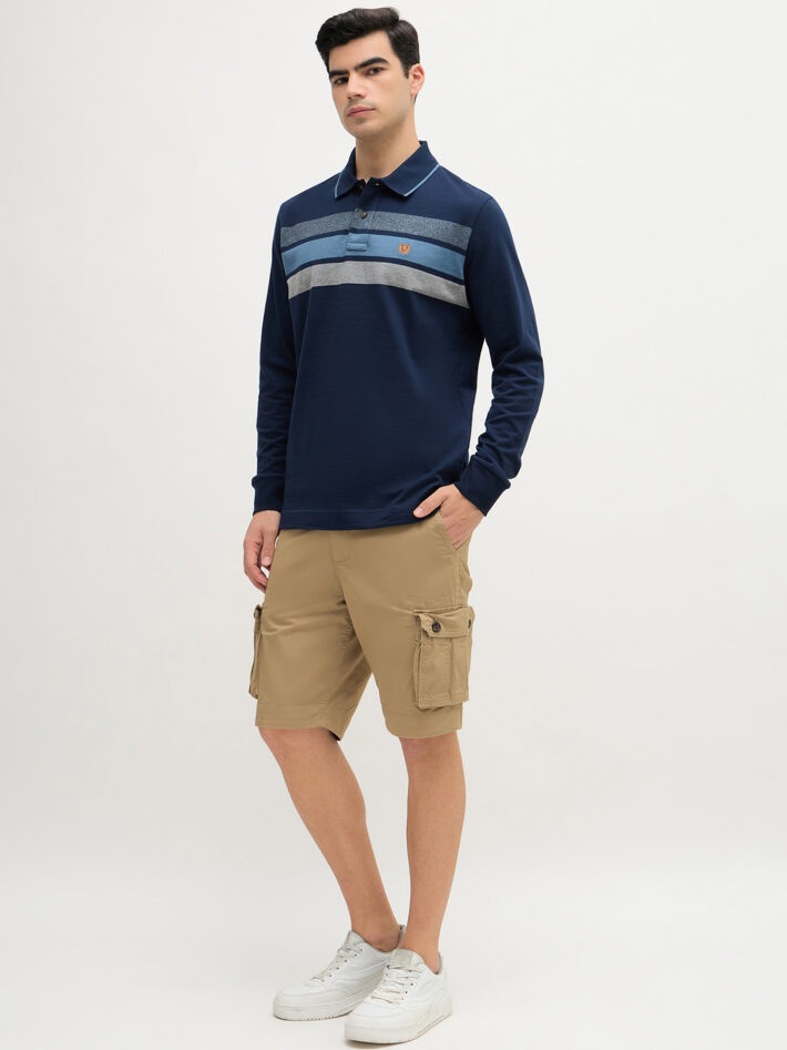 Jersey Chest Stripe Polo - Image 2