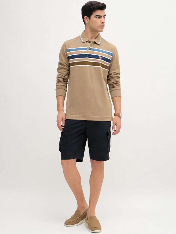 Pique Chest Stripe Polo - Image 2