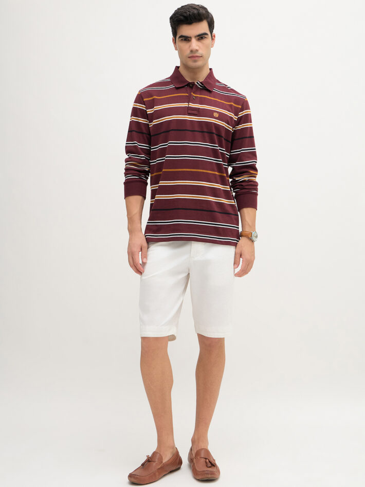 Stripe Jersey Polo - Image 2