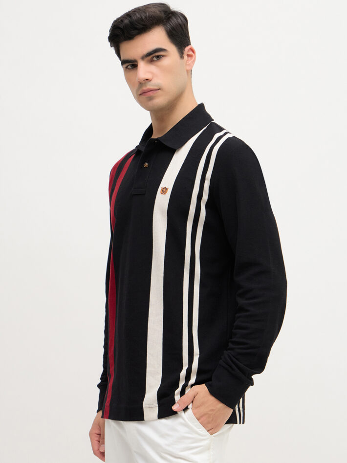 Vertical Stripe Polo - Image 3