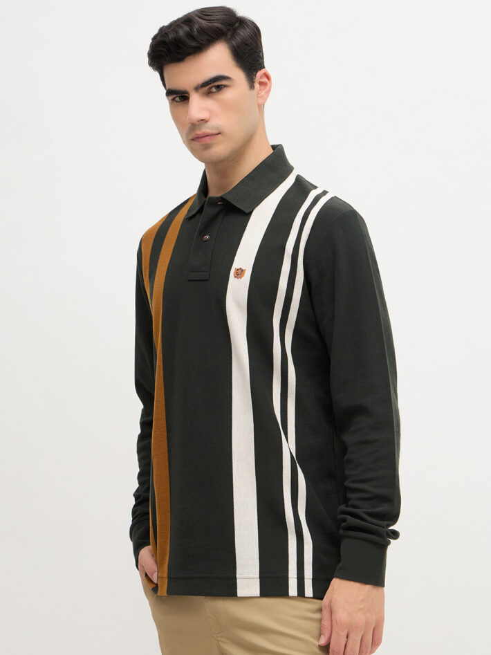 Vertical Stripe Polo - Image 3