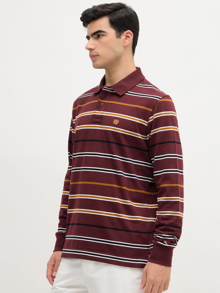 Stripe Jersey Polo - Image 3