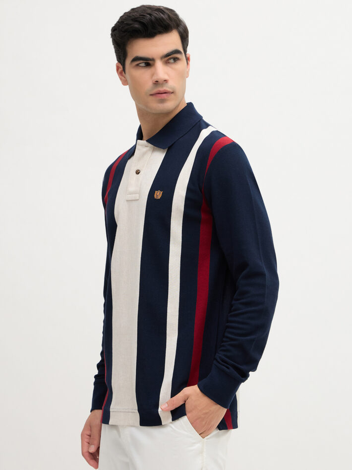 Vertical Striped Polo - Image 2
