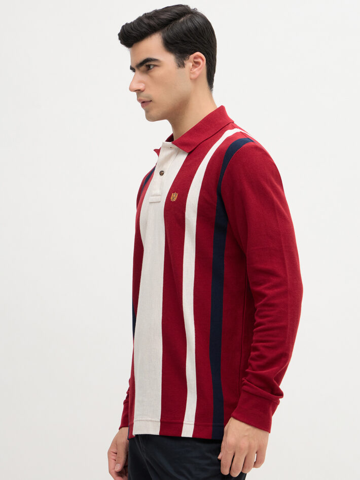 Vertical Striped Polo - Image 2