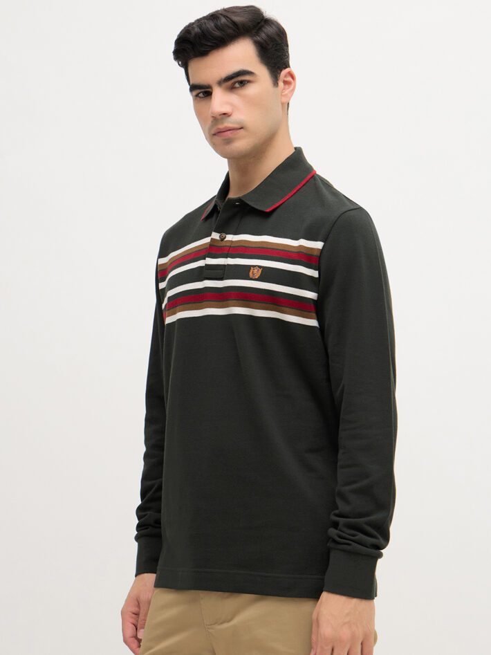 Chest Striped Polo - Image 2