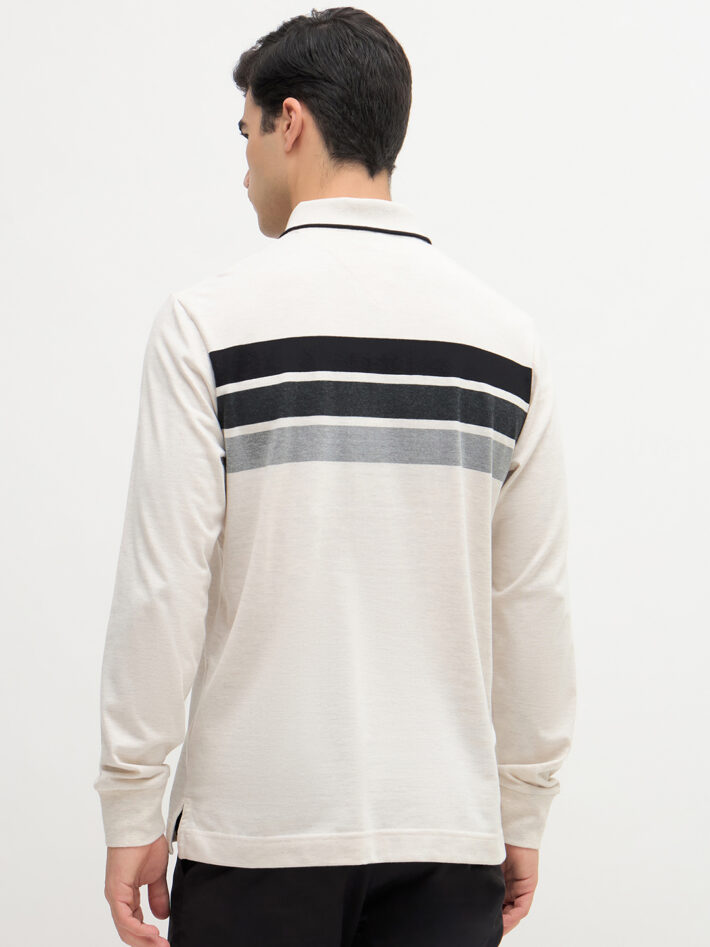 Jersey Chest Stripe Polo - Image 4