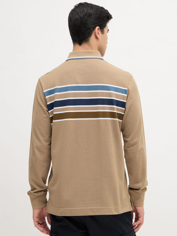 Pique Chest Stripe Polo - Image 4