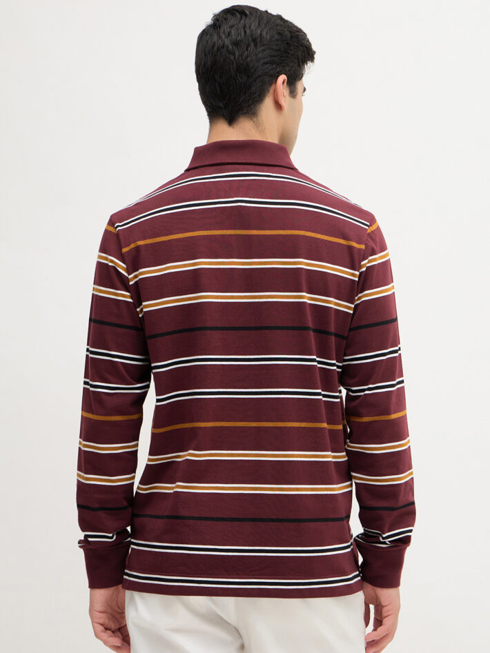 Stripe Jersey Polo - Image 4
