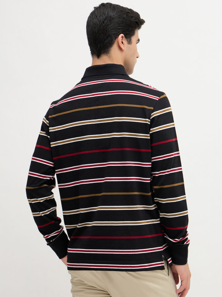 Stripe Jersey Polo - Image 4