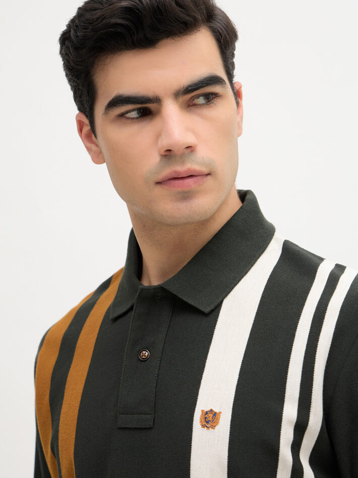Vertical Stripe Polo - Image 5