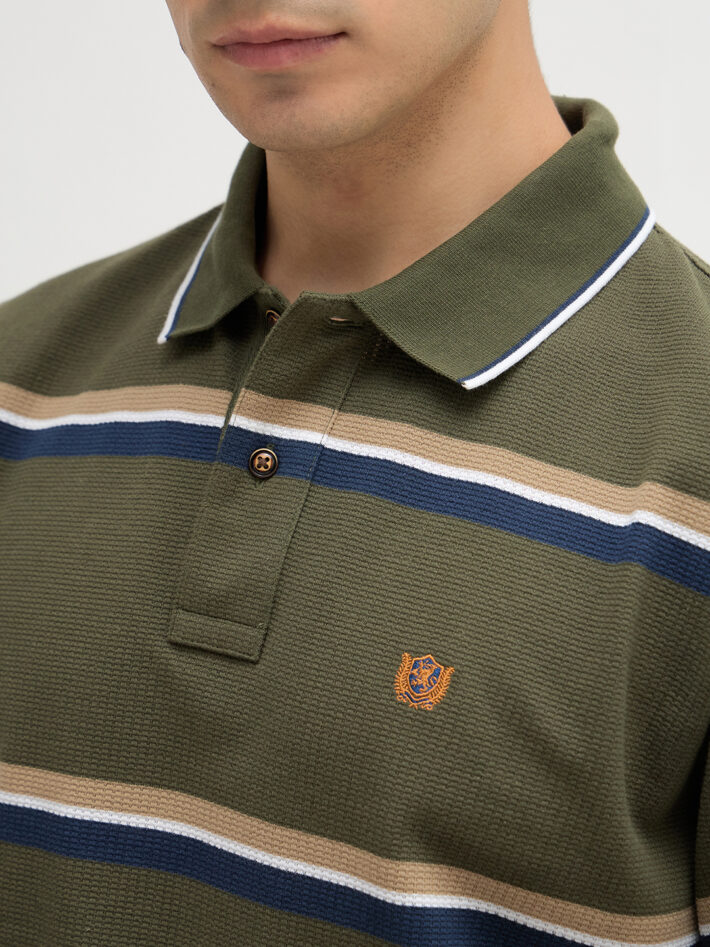 Waffle Knit Stripe Po - Image 5