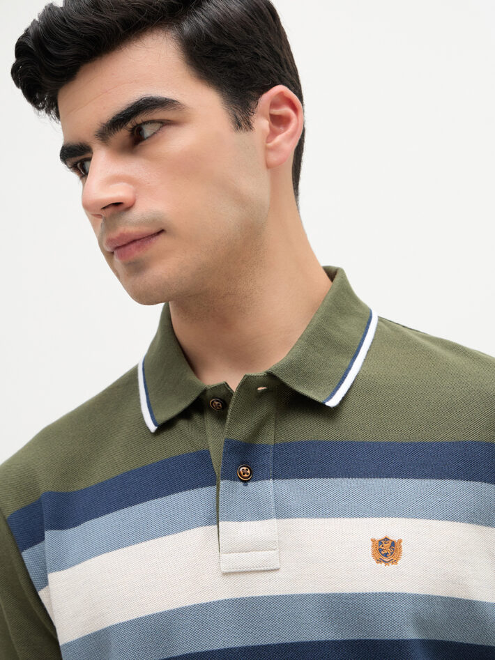 Horizontal Striped Polo - Image 4