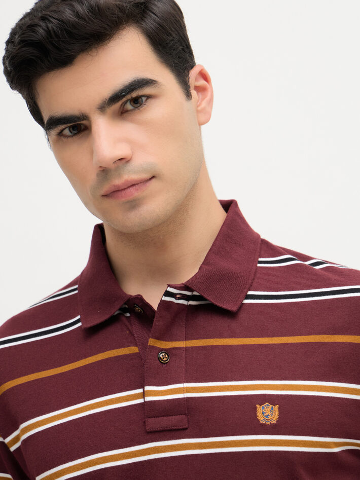 Stripe Jersey Polo - Image 5