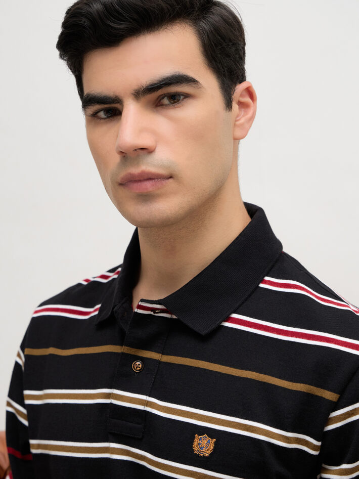 Stripe Jersey Polo - Image 5