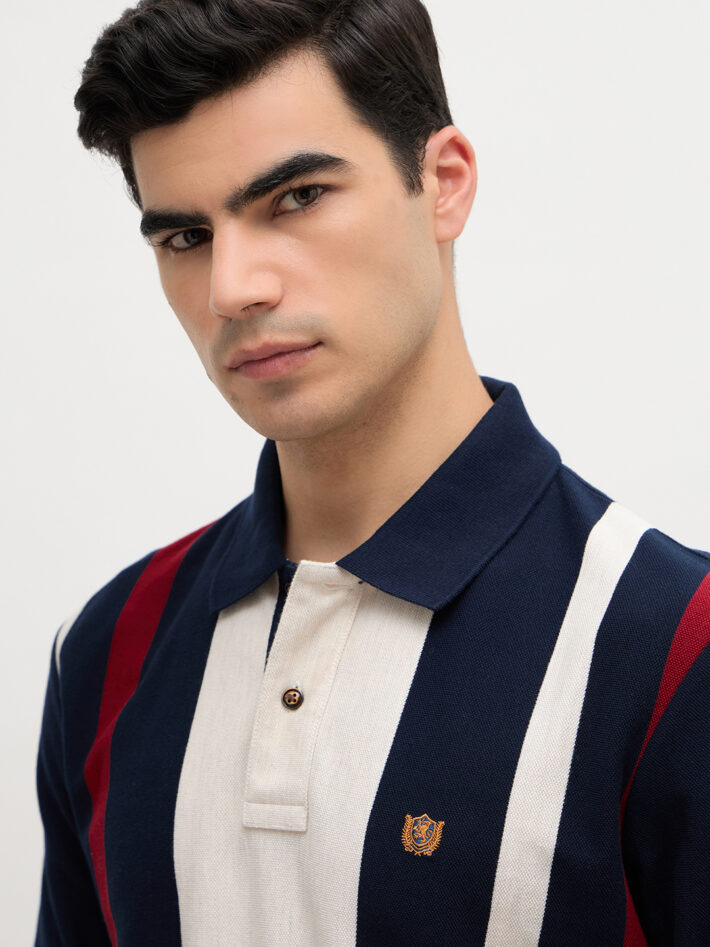 Vertical Striped Polo - Image 4