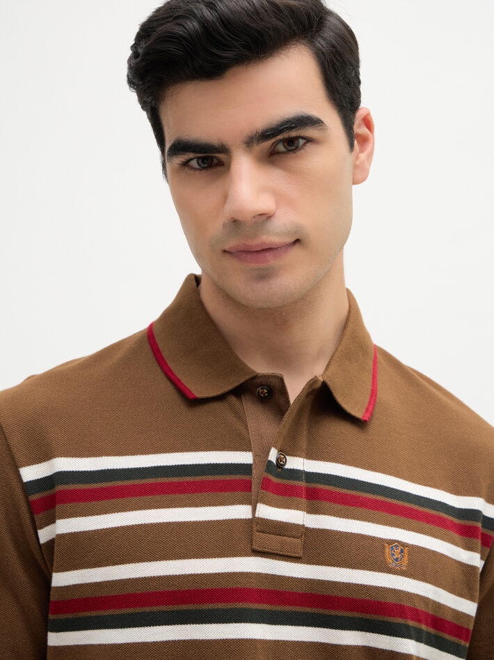 Chest Striped Polo - Image 4