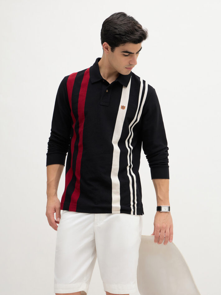 Vertical Stripe Polo - Image 6