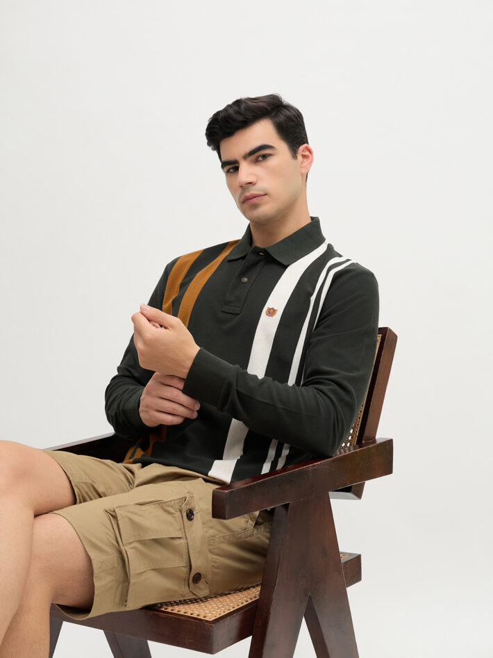 Vertical Stripe Polo - Image 6