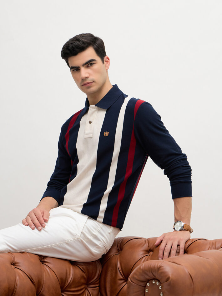 Vertical Striped Polo - Image 5