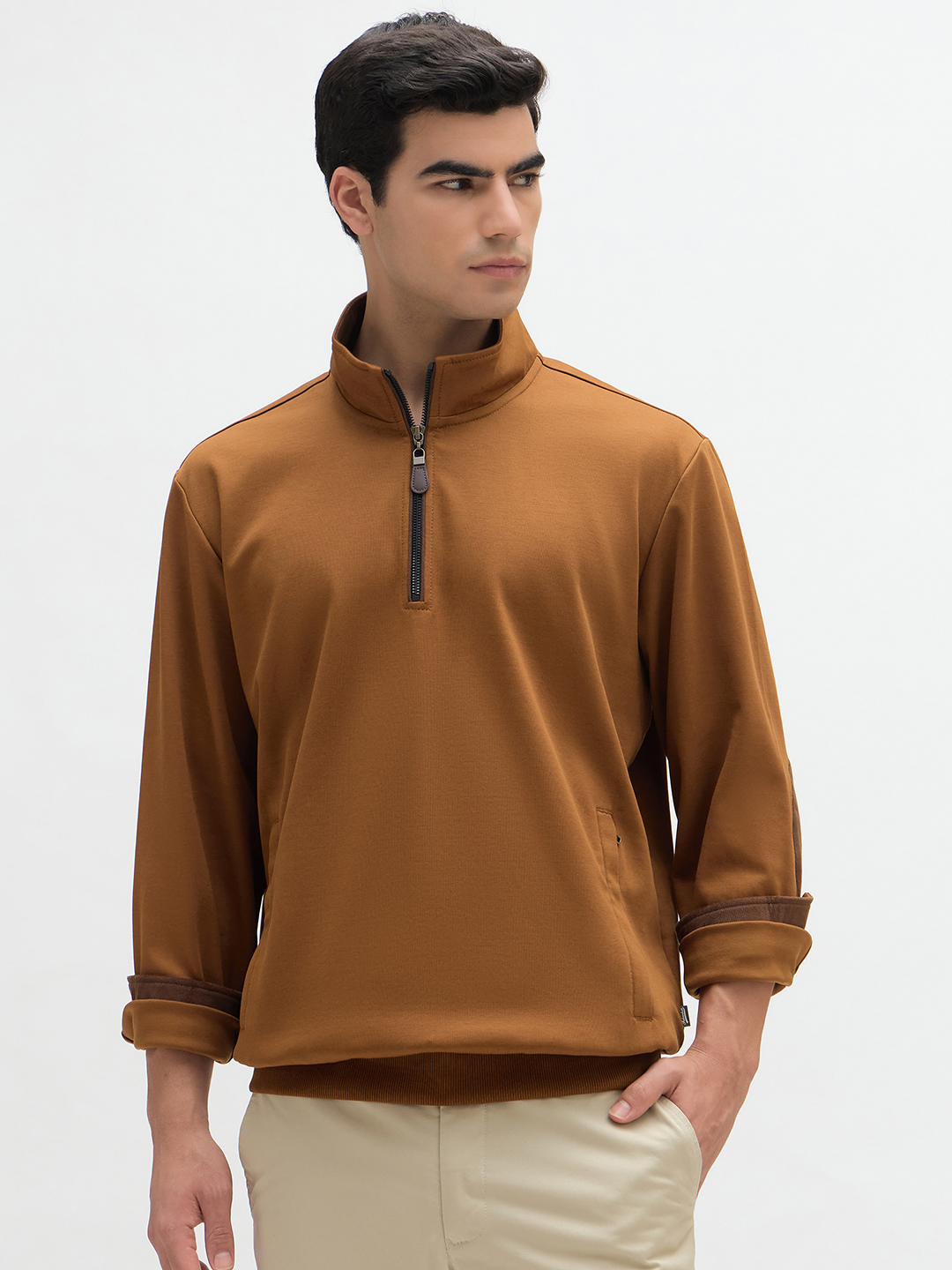 Lycra Interlock Half-Zip