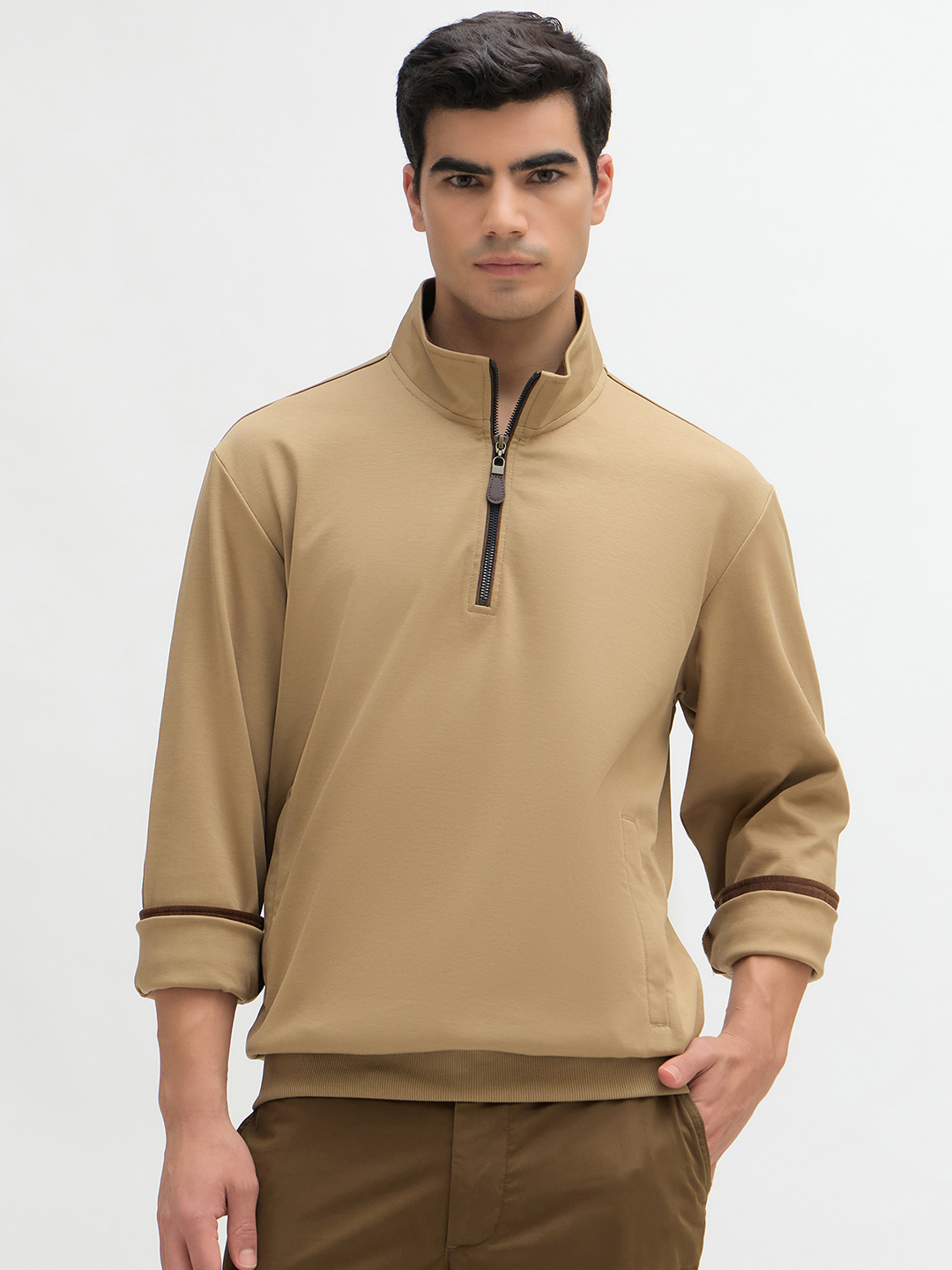 Lycra Interlock Half-Zip