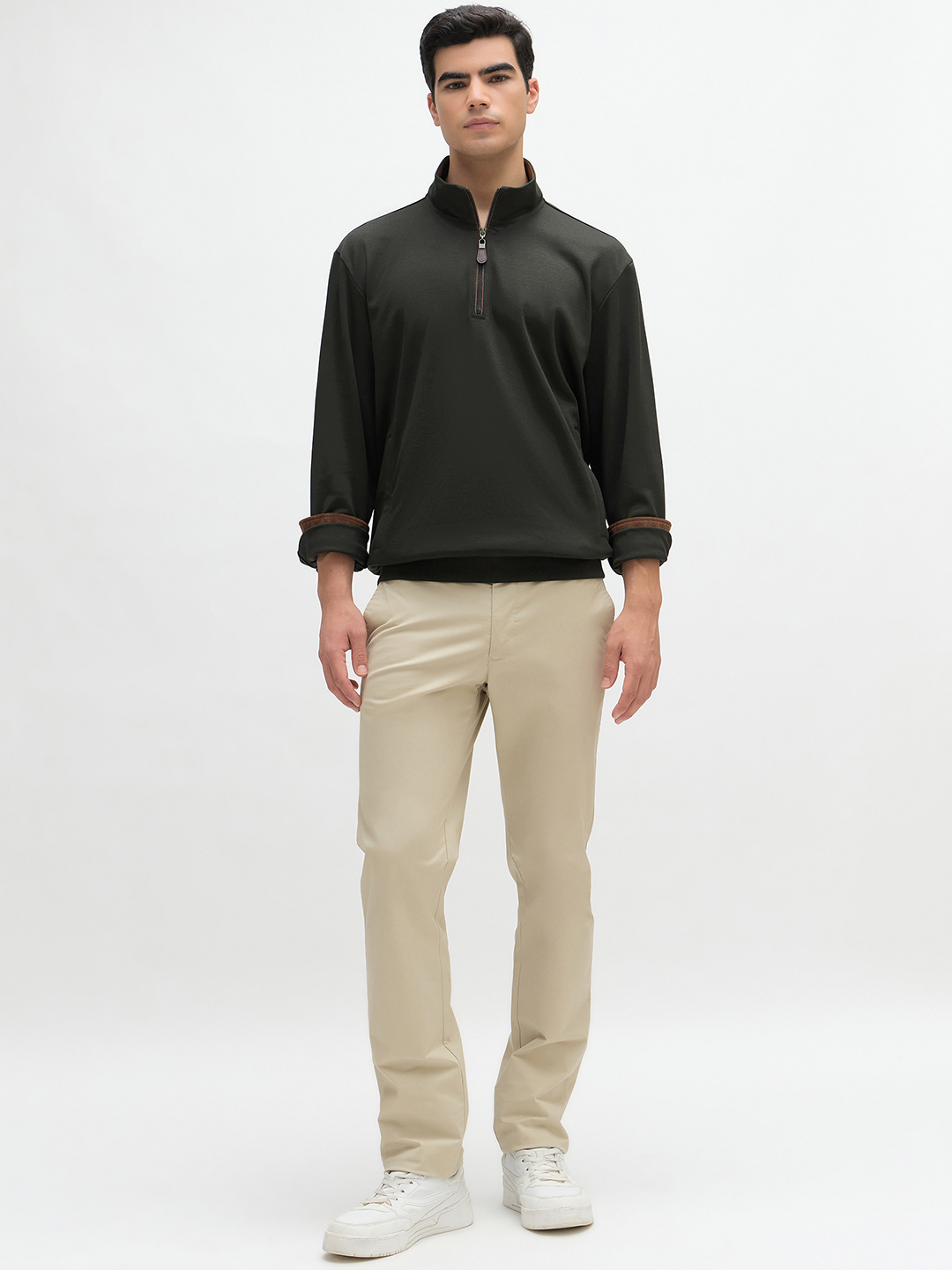 Lycra Interlock Half-Zip - Image 2