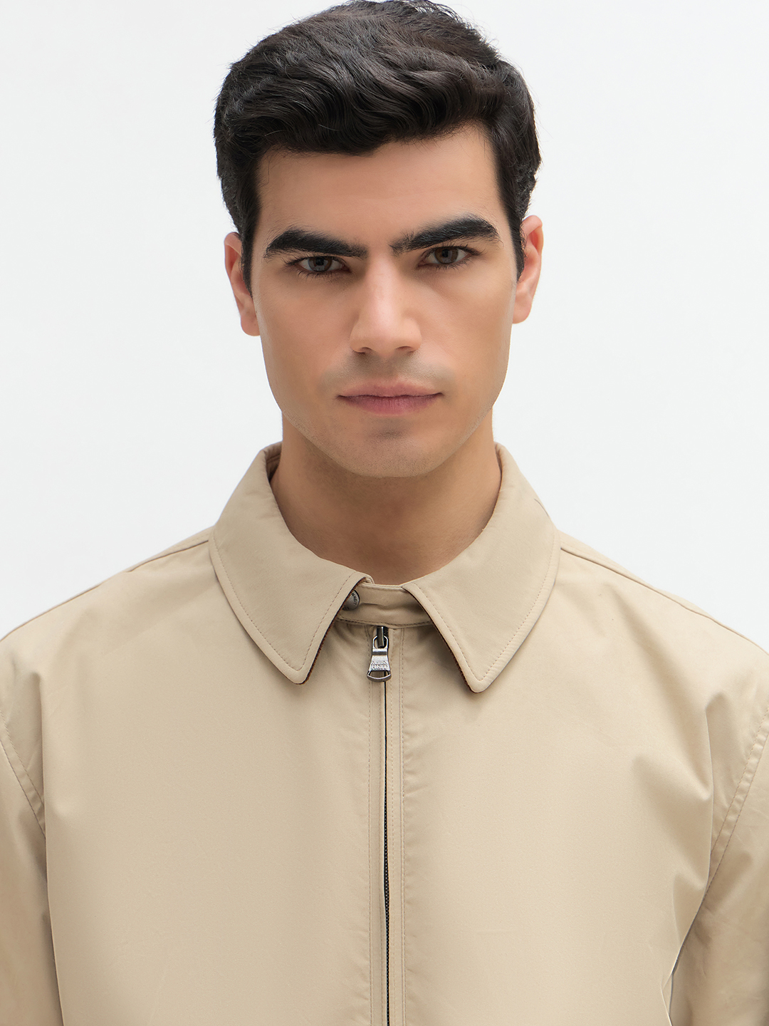 Solid Warm Zip Jacket - Image 5